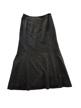 Black Mermaid Maxi Flared Skirt Size 6